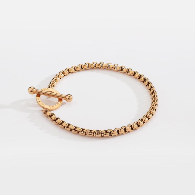 Ragnar Armbånd i Guldtonet til Mænd - Elegant Design
