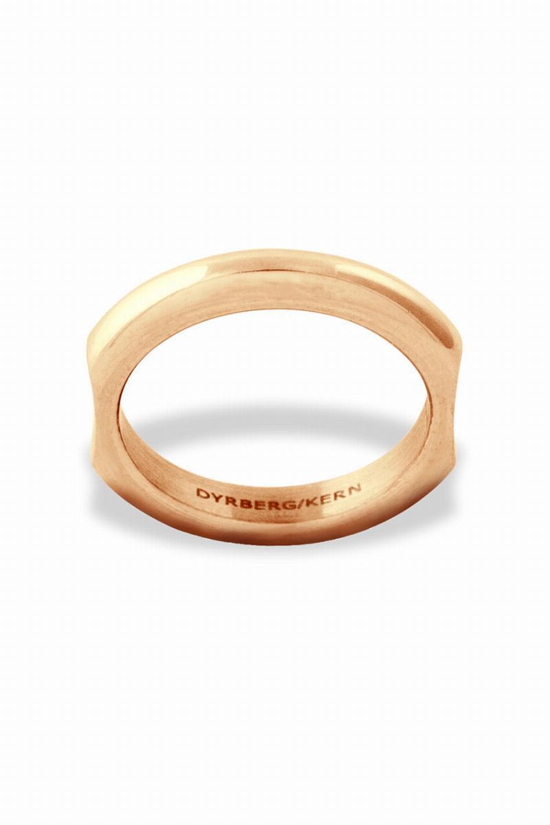Dyrberg/Kern Spacer B Ring i Guld - Smykke til Kvinder
