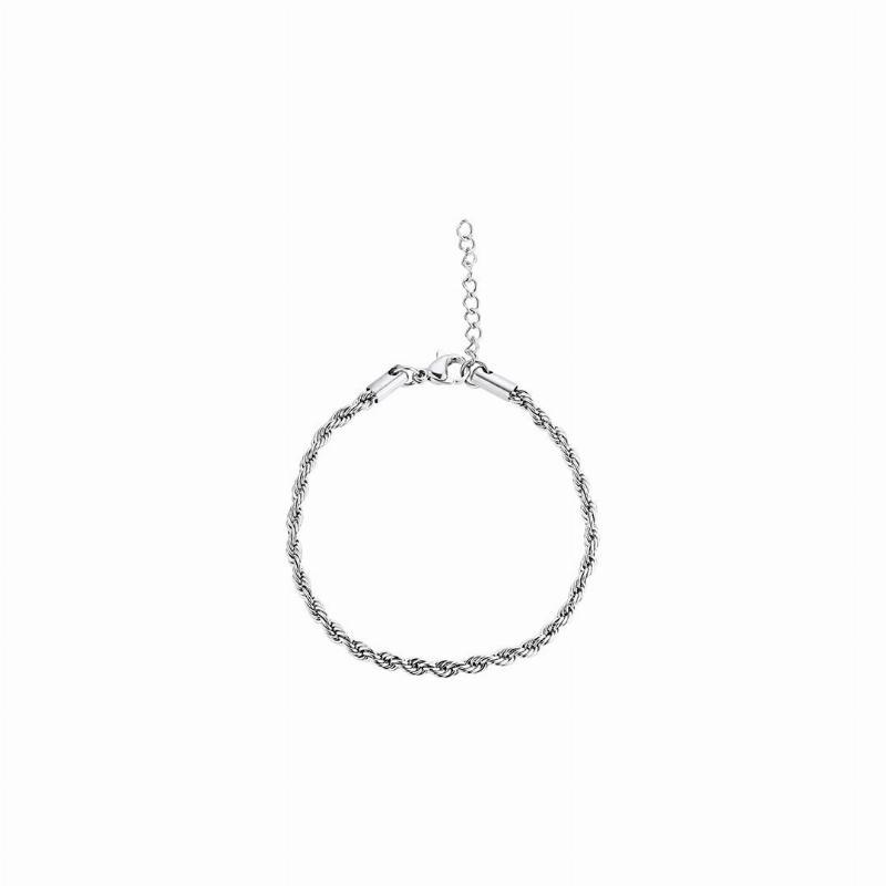 Rope Armbånd 6mm Rustfrit Stål