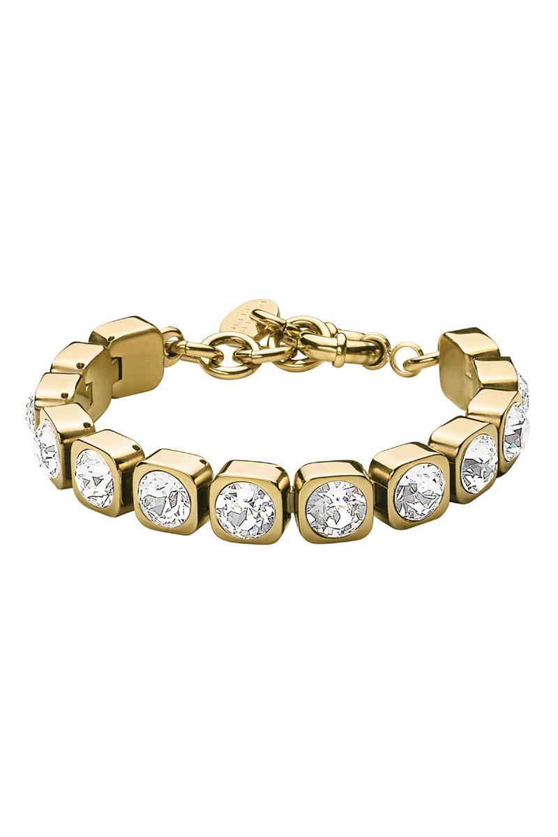 Dyrberg/Kern Conian Armbånd i Guld - Elegant Tennisarmbånd