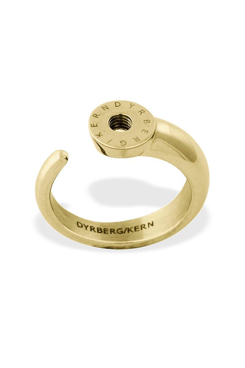 Dyrberg Kern Guld Ring - Elegant og Fleksibel Design
