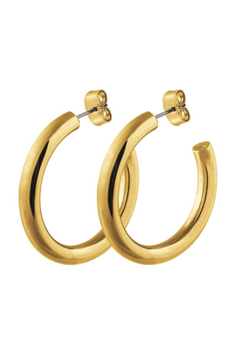 Dyrberg/Kern Cirkula Ørering i Guld - Elegant Design