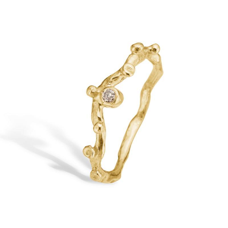 Ring Zenith Single - Elegant Diamantring fra ByBirdie.dk