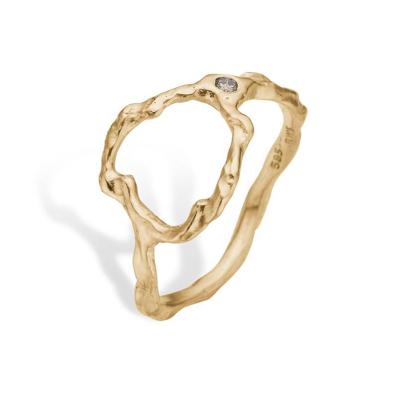 Zenith Comet Ring - Elegant guldring fra ByBirdie.dk