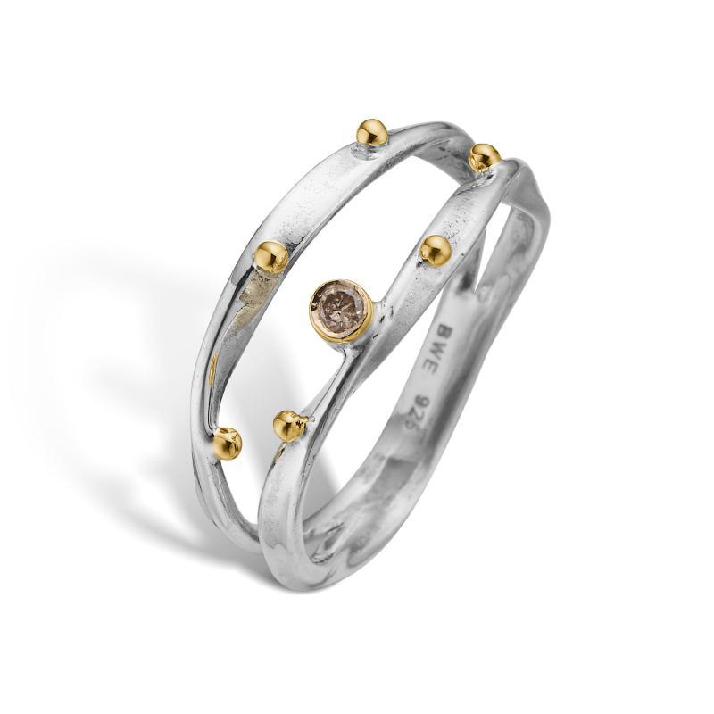 Lotus Duo Ring - Eksklusivt Smykke fra ByBirdie.dk