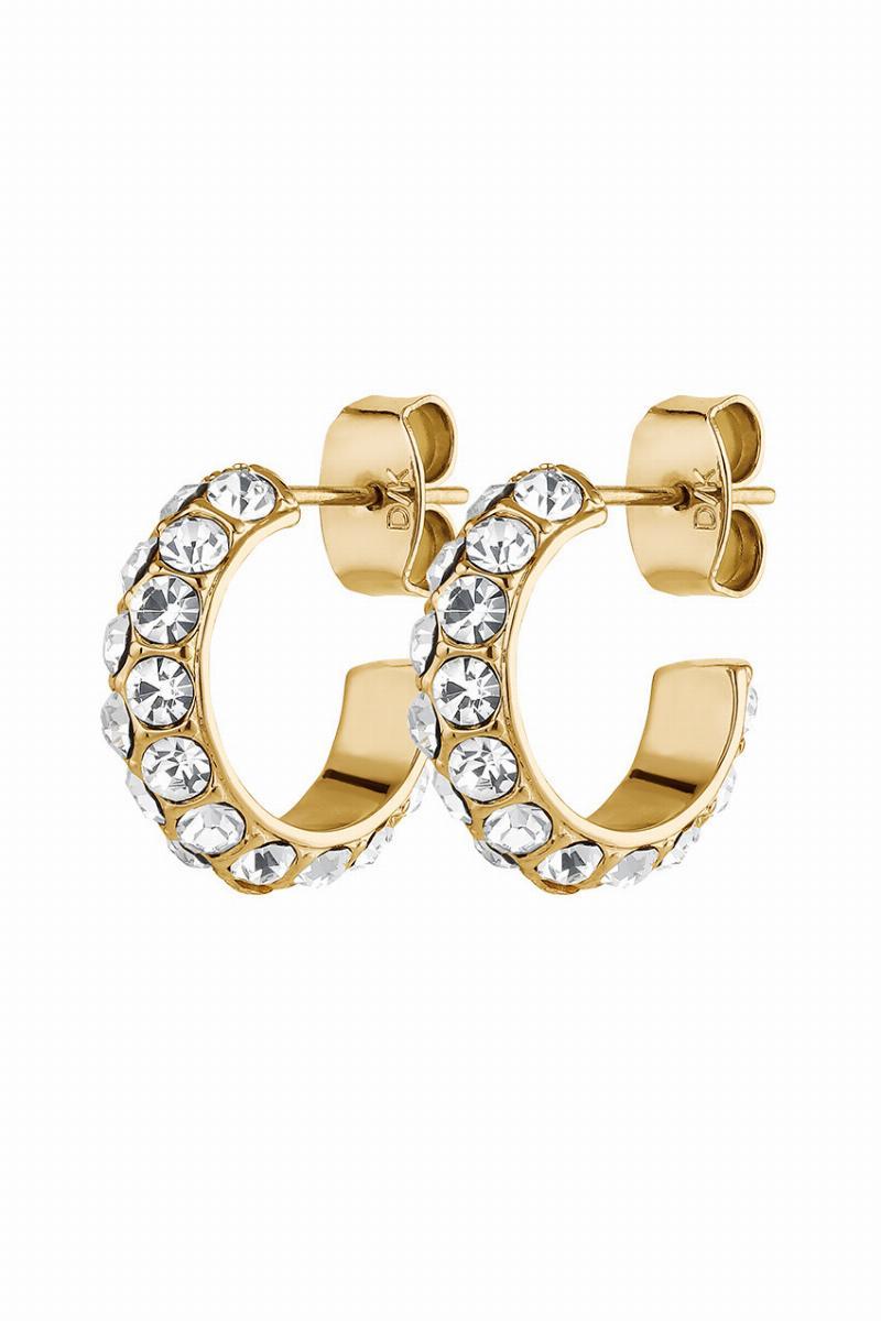 Dyrberg/Kern Heidi Ørering i Guld - Klassisk Design