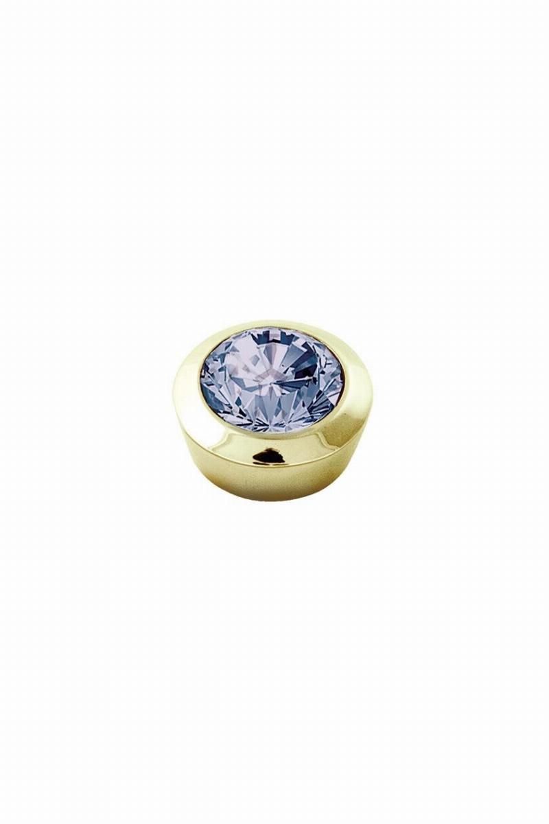 Dyrberg Kern Styrke Swarovski Krystaltopping i Guld