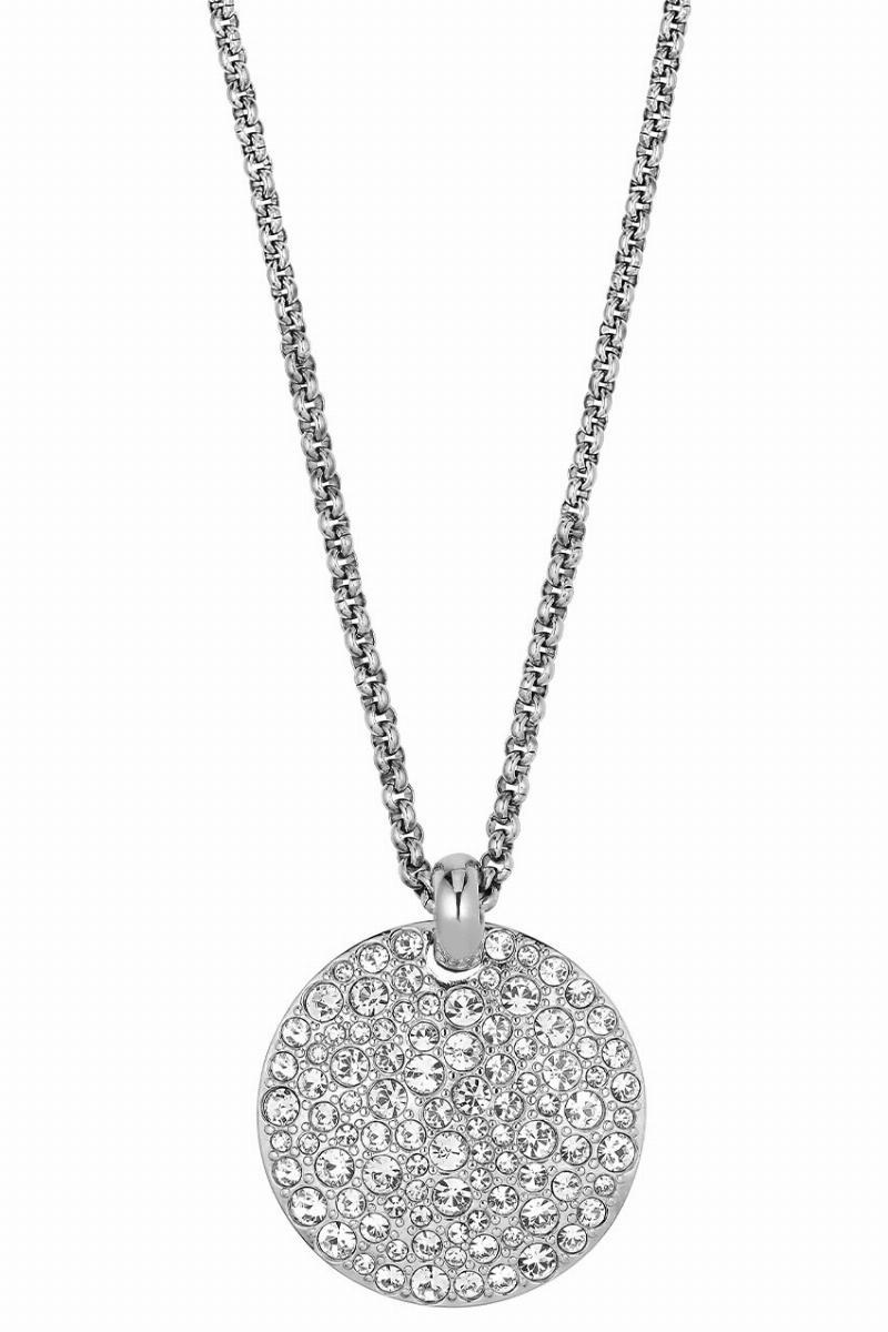 Dyrberg/Kern Barlette Halskæde i Sølv med Swarovski Krystaller