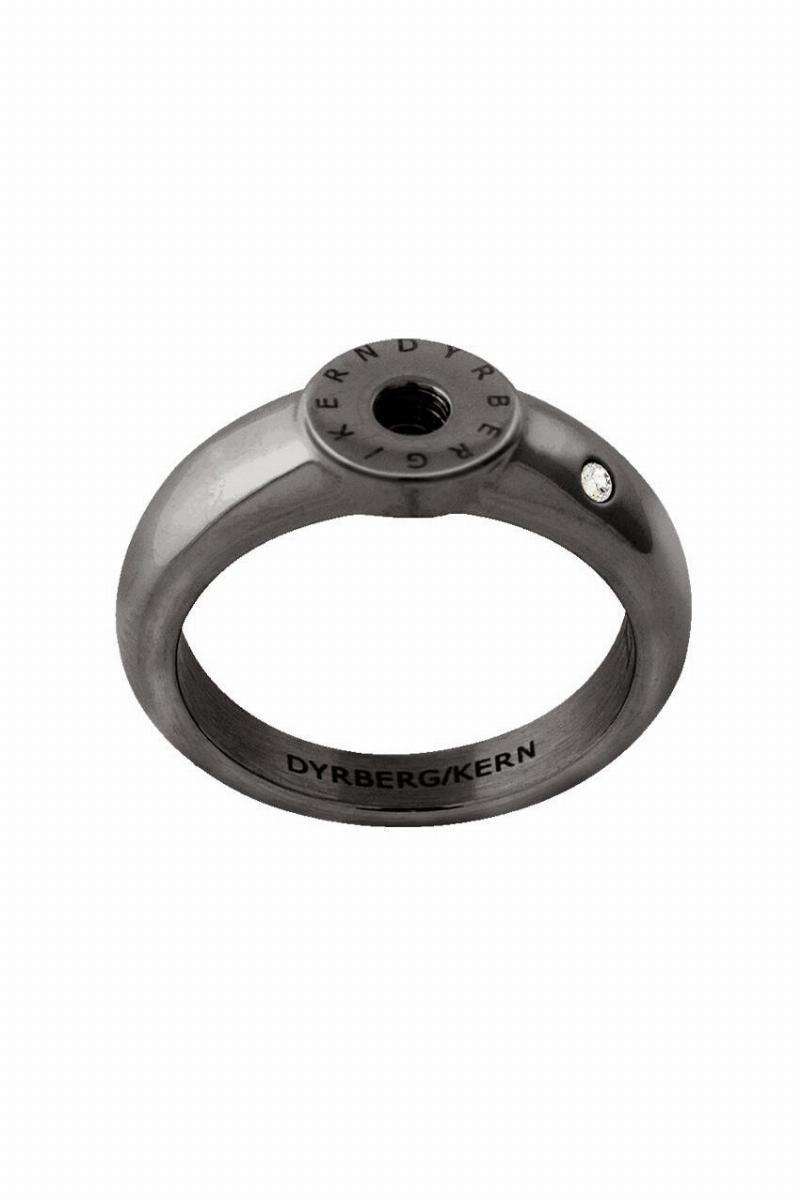 Dyrberg/Kern Ring med Krystal - Elegance i Metal