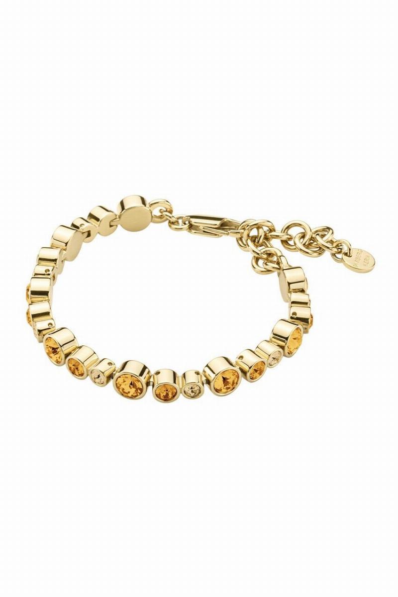 Dyrberg Kern Teresia Armbånd i Guld - Elegant Tennisarmbånd