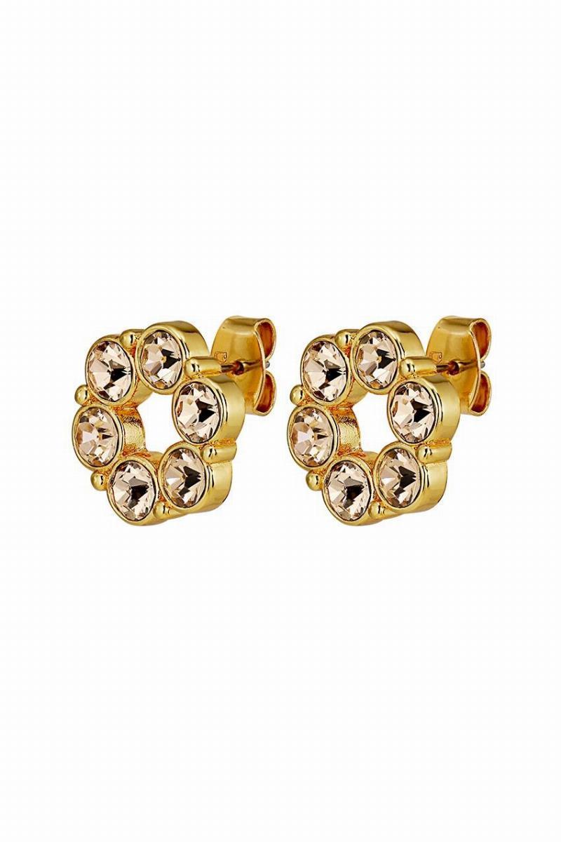 Dyrberg Kern Ursula Ørering i Guld - Elegant Hverdagsaccessory