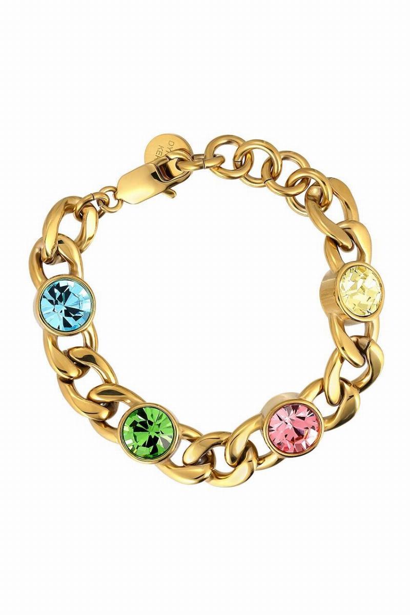 Dyrberg/Kern Ariane Guld Armbånd - Elegant og Chunky