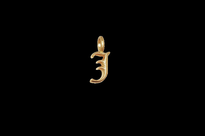 IX J Ice Charm - Personligt Smykke i Guld