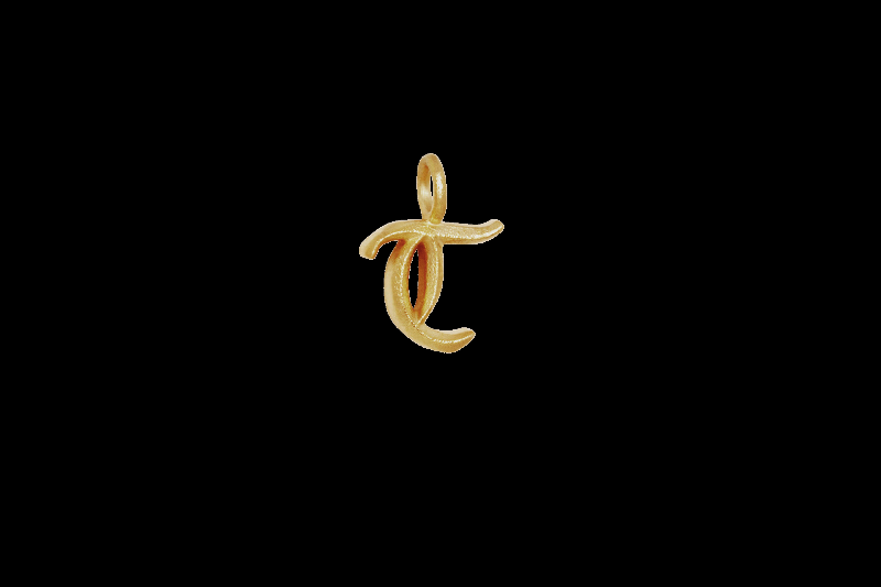 IX Studios Guld Bogstav Charm - Personlig Smykke Gave