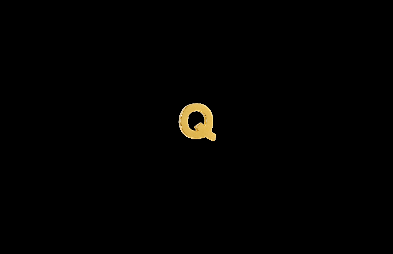 IX Letter Ørering - Cool og Personligt Smykke i Guld