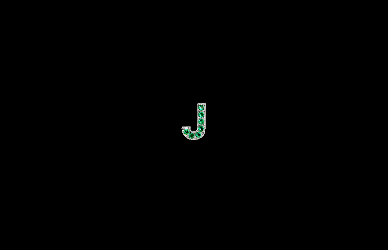 Ix J Green Earring Silver