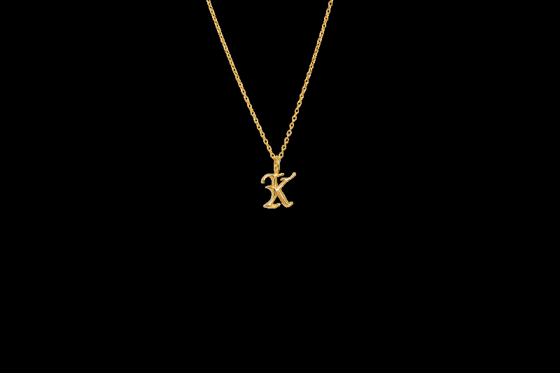 Ix K Bogstav Charm - Giv Dit Smykke Ny Betydning