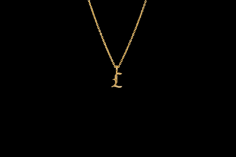 Ix L Bogstav Charm - Unikt Smykke til Dit Design