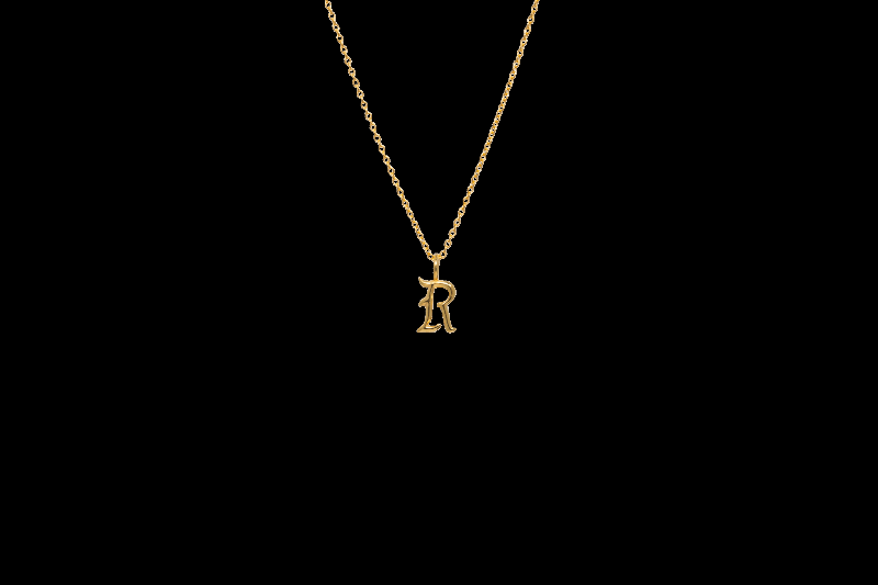 Ix R Letter Charm