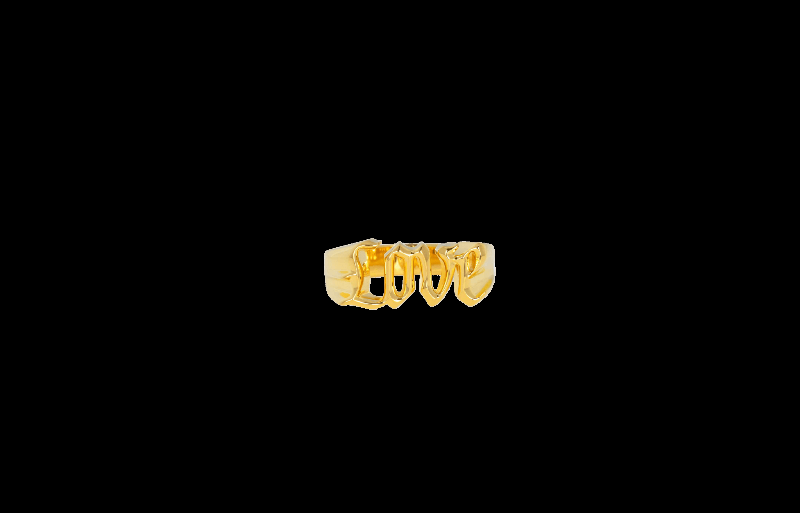 Ix Love Ring i 22 karat genanvendt guld - Kærlighed & Håb!