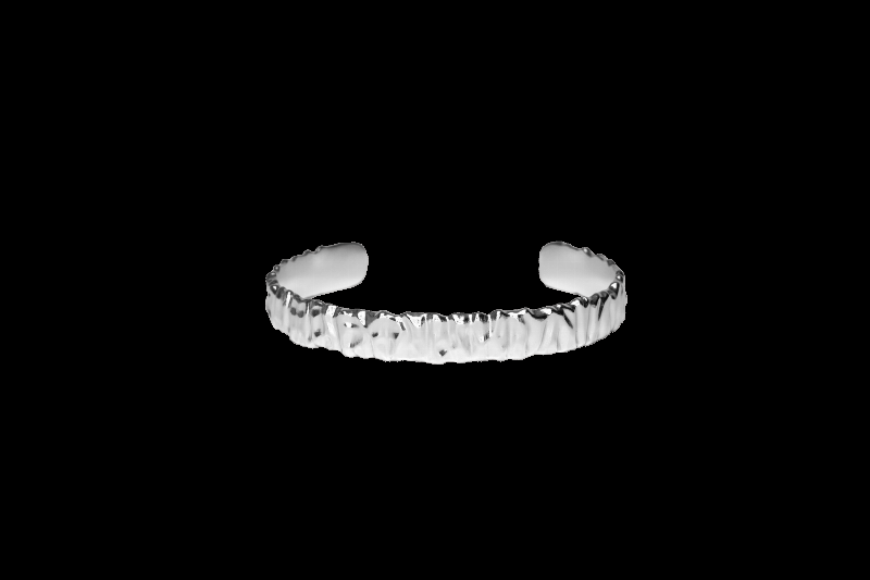 Ix Crunchy Cuff Armbånd i Genanvendt Sølv