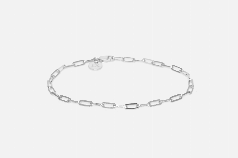 Ix Aurora Anklet i Sølv - Personligt Smykke med Gravering