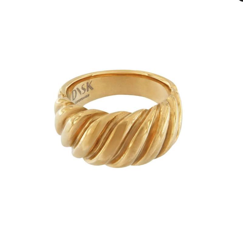 Flora Twist Ring - Vandfast og Holdbar Smykkeoplevelse