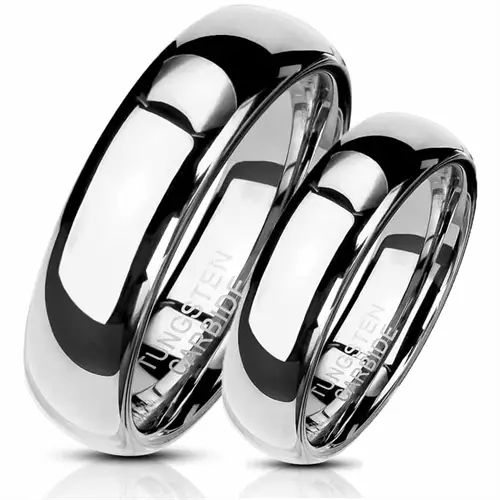 Tungsten Carbide Forlovelsesring - Holdbar og Glansfuld