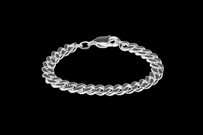 Ix Chunky Curb Armbånd i Sølv – 100% Genanvendt Sterling
