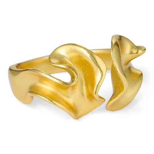 Juno Ring i Guld - Justerbar Smykke til Kærlighed