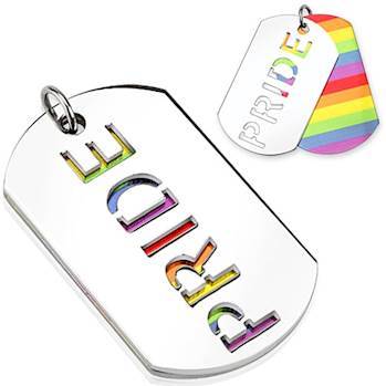Halssmykke Pride i Rustfrit Stål - Hurtig Levering!
