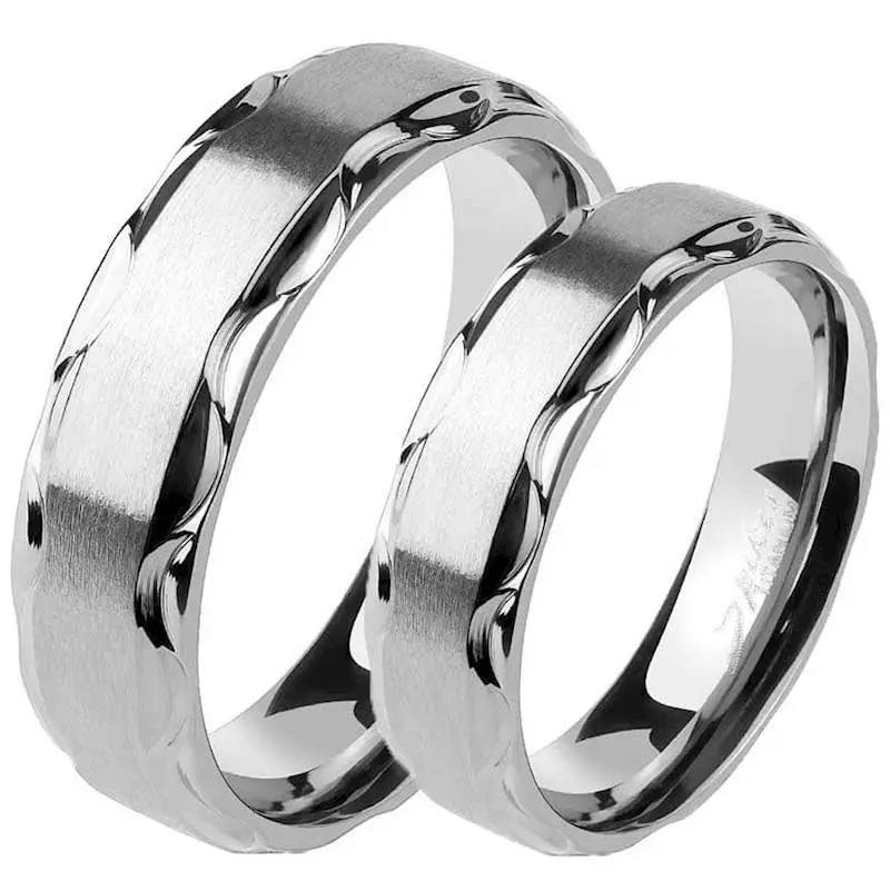 Yasa Forlovelsesring i Titanium - 6mm med Hurtig Levering