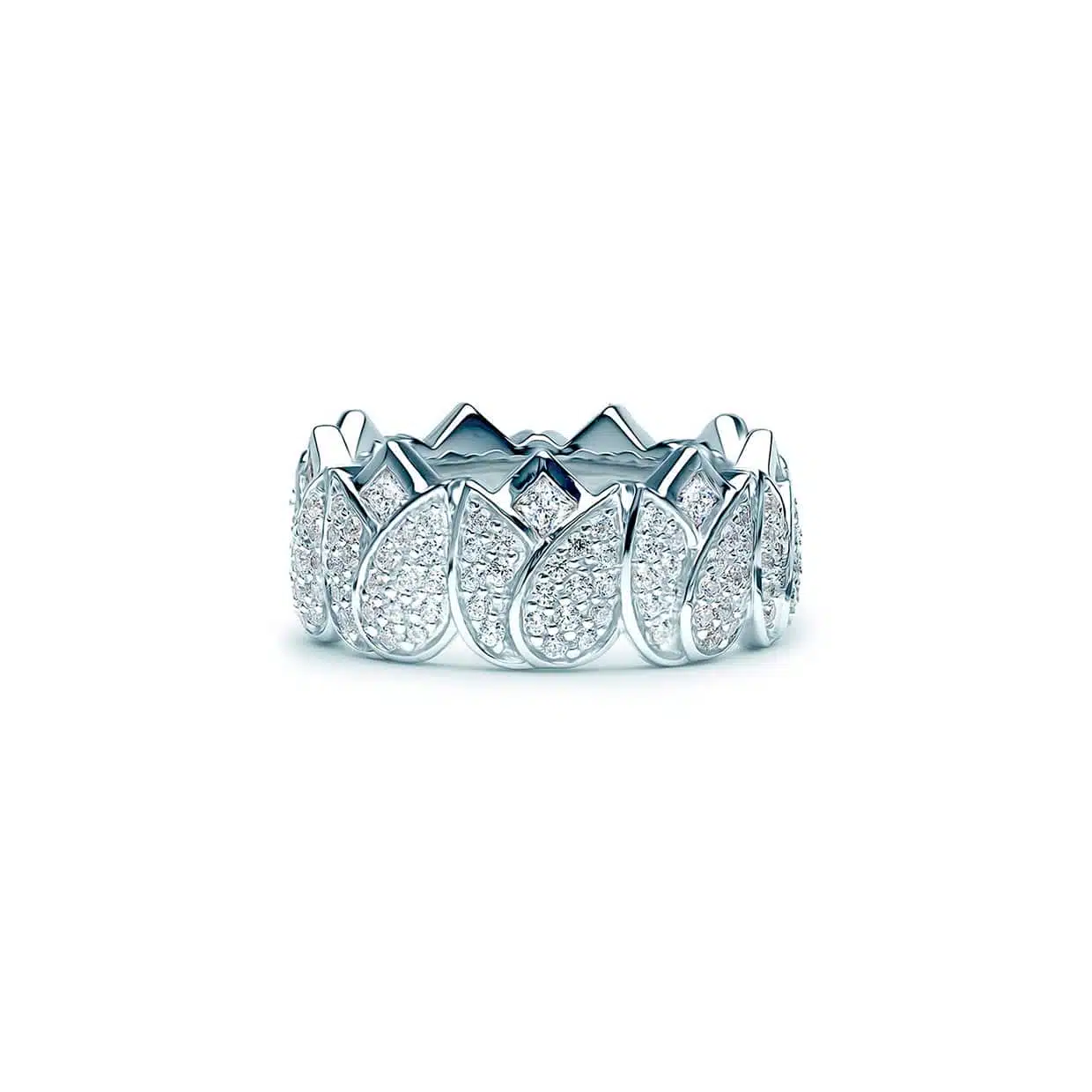 Flora Tulipan Ring med Sten - Gave til hende