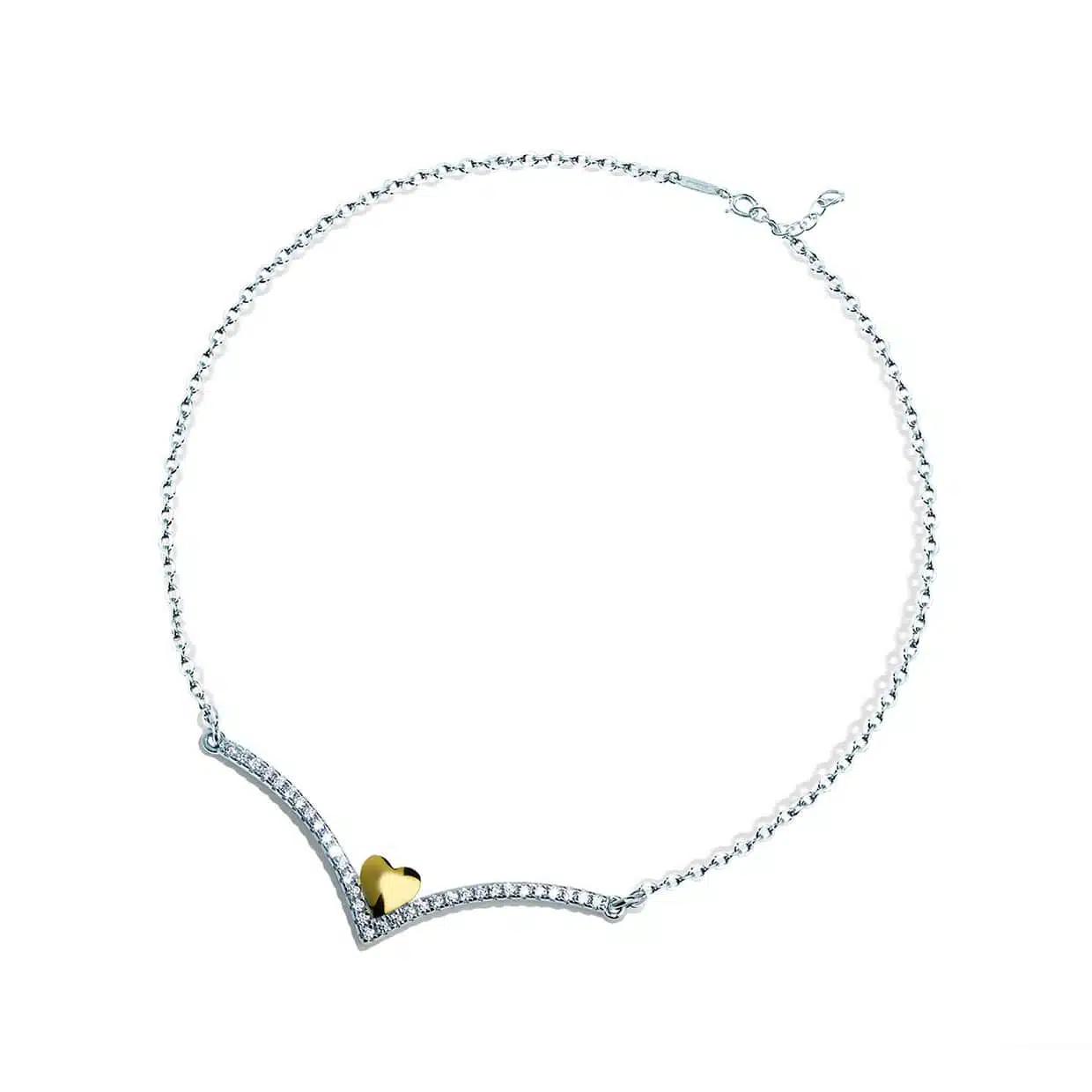 Loving V Hjerte Armbånd - Perfekt gave til Valentinsdag!