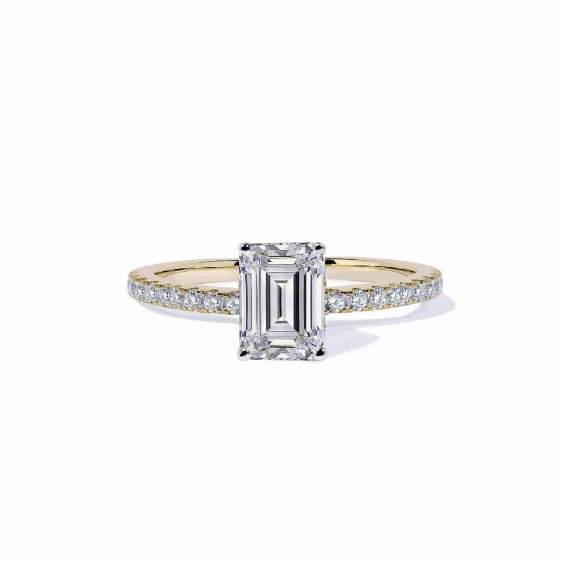 Oxford Radiant Solitaire Ring i Forgyldt Sølv - Gaveidéer