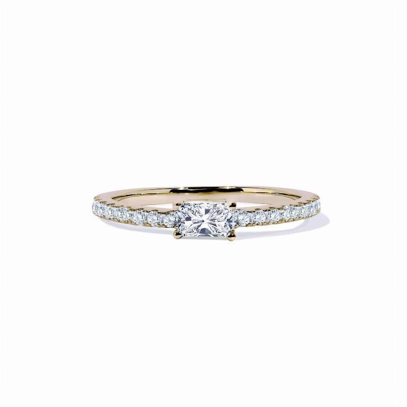 Oxford Loveable Radiant Ring i Forgyldt Sølv - Gaveidéer