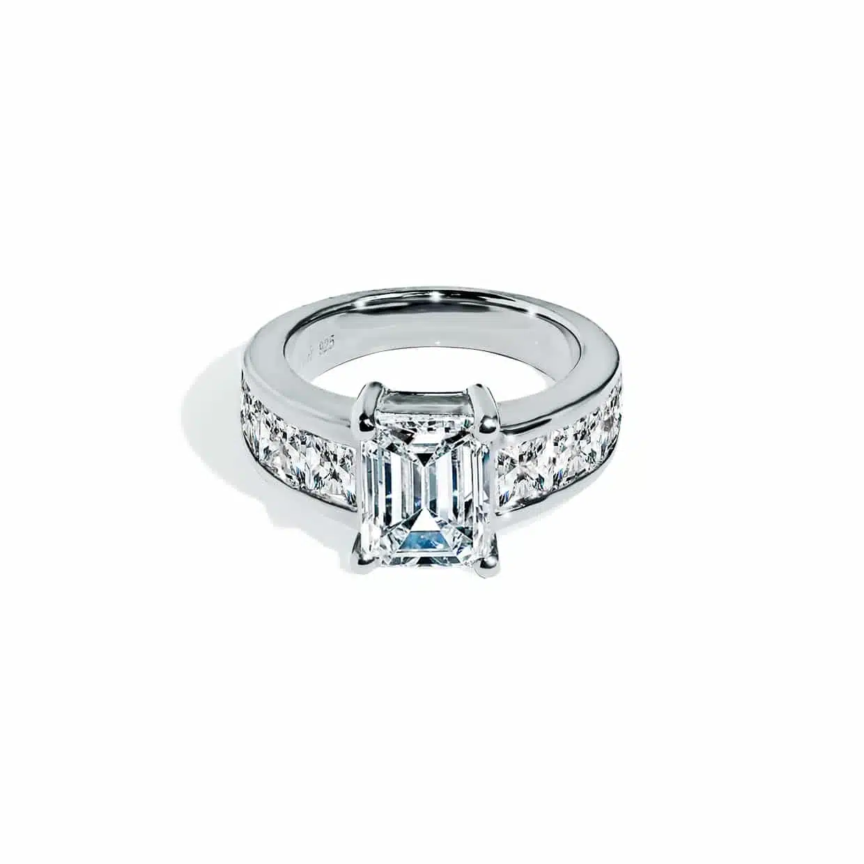 Oxford Prinsesse Radiant Sølv Ring - Perfekt Gaveidé