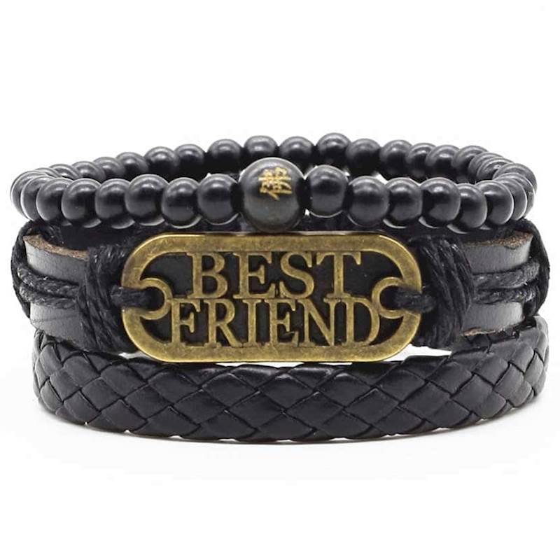 Bedste Ven Armbåndsæt - 3 Designs til Venskab