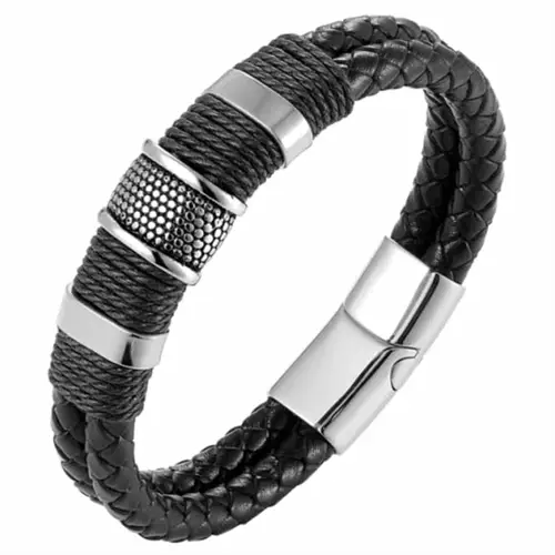 Db Classic Crawe Læderarmbånd - Stilfuldt Herrearmbånd