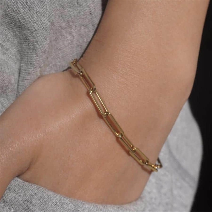 Linkz Armbånd I Forgyldt ædelstål