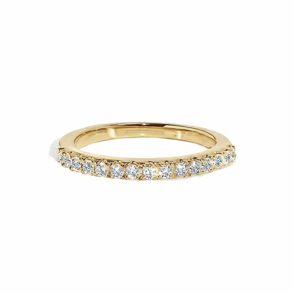 Glitrende Alliancering med Diamanter i Guld