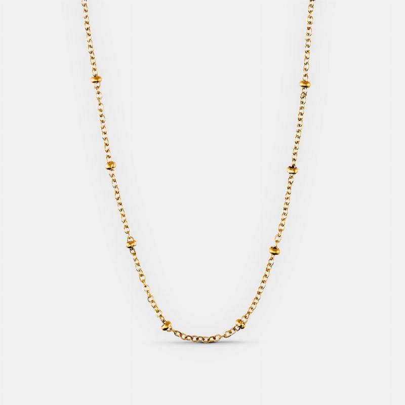 Dots Halskæde i 18k Guldbelægning - Elegant Design