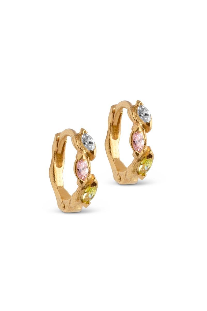 Enamel - Hoops Laia - Clearlight Pinklight Apple Green