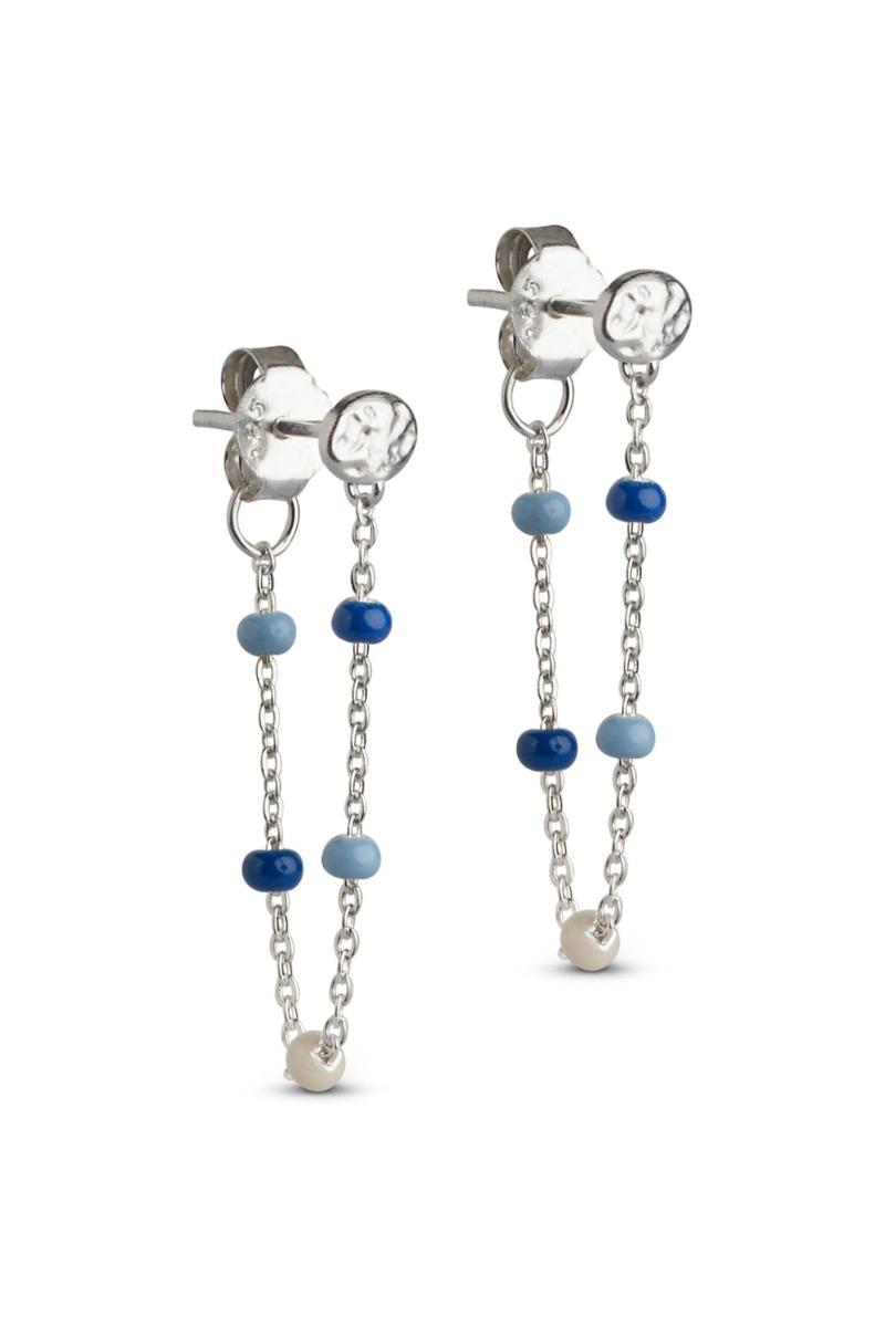Enamel Øreringe - Earring Lola - Sølv Udsalg!