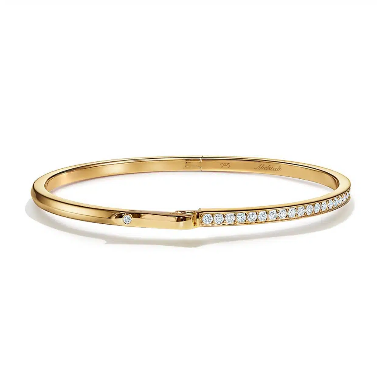 Forgyldt Equestrian Bangle - Elegant Armbånd til Gaver