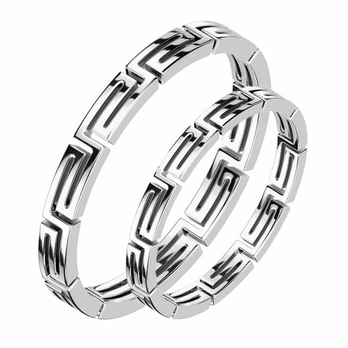 Mazecut Ring til Forlovelse eller Vielse - Smuk Design