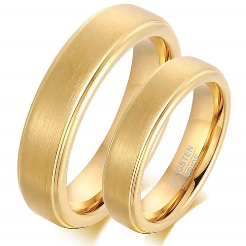 Elegant Tungstenring til Bryllup eller Forlovelse