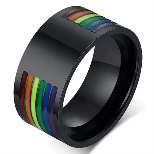 Wide Pride Ring I Stål