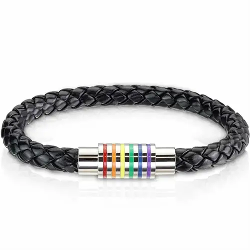 Regnbuefarvet Pride Armbånd - Symbol på Kærlighed