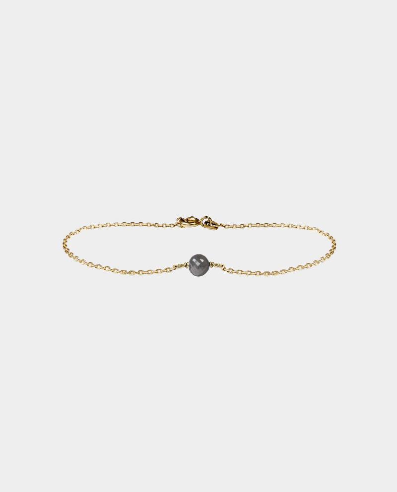 Toifale – Elegant Guldarmbånd med Grå Diamant